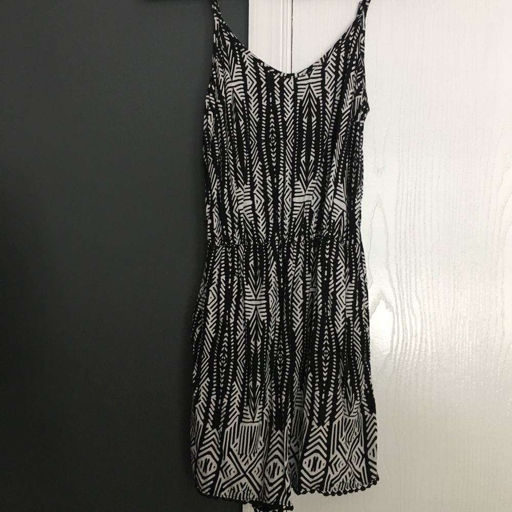 Black and White Romper